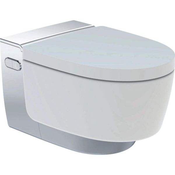 Geberit Aquaclean Mera Classic, Wc Sospeso, Cromo Lucido, Sistema Completo-image