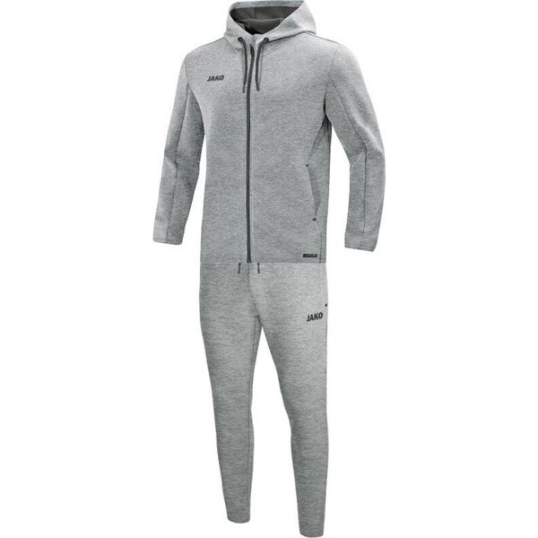 Jako Tuta Da Jogging Donna Premium Basics Con Cappuccio, Colore:Grigio Screziato, Taglia:42-image