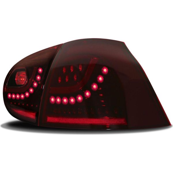 Originale Jom Led Luci Posteriori Rosso Scuro Fumo Set Per Vw Golf 5 V MK5 Berlina-image