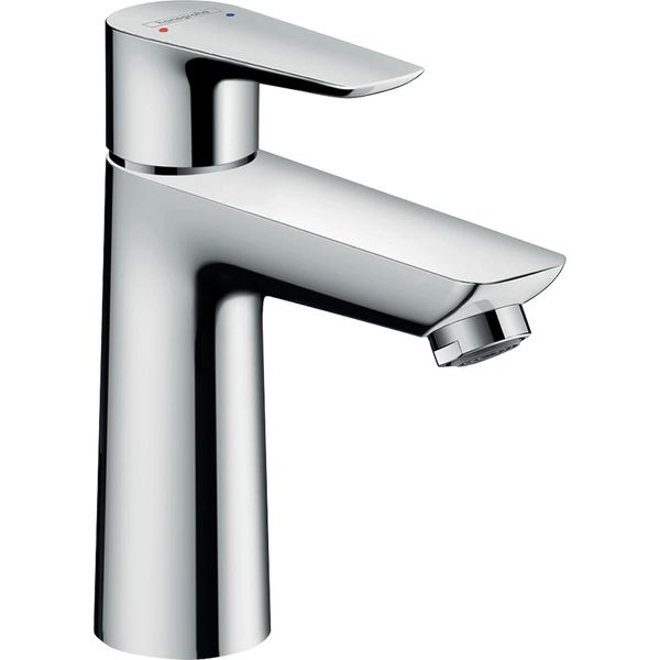 Hansgrohe Talis E, Miscelatore Per Lavabo Con Scarico Push-Open, Cromo-image