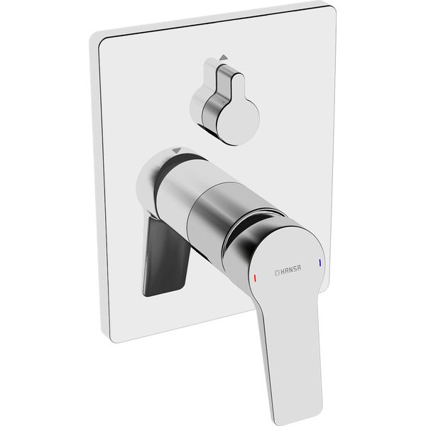 Hansa Twist Up, Vetro Spia Per Vasca Da Bagno Con Deviatore Bluebox, Cromato-image