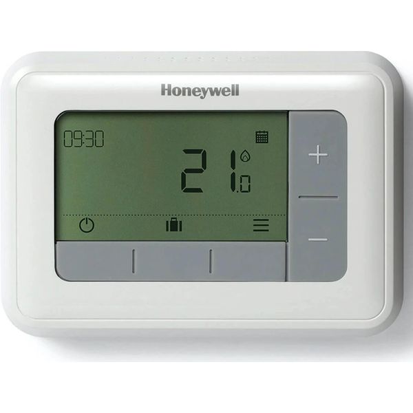 Termostato Ambiente Honeywell Resideo T4 Cablato Con Contatto Di Commutazione, Bianco-image