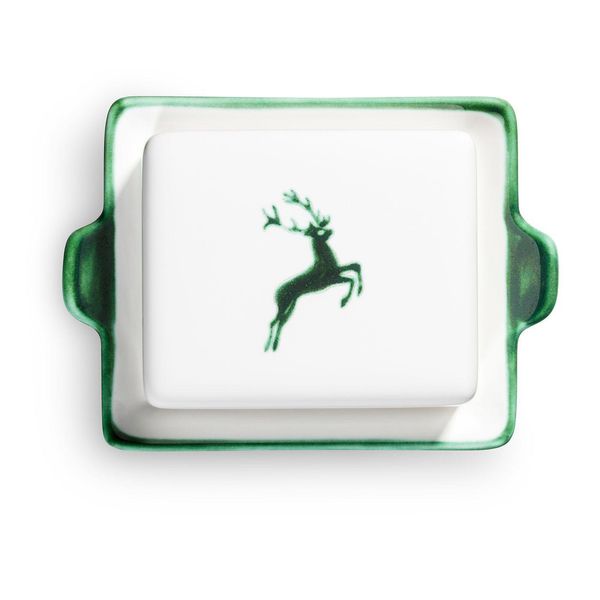 Ceramica Gmundner Cervo Verde, Piatto Da Burro (125G)-image