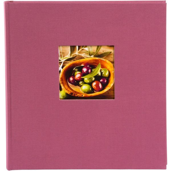 Goldbuch Album Fotografico Jumbo Bella Vista Fucsia 30X31 Cm 100 Pagine Bianche-image