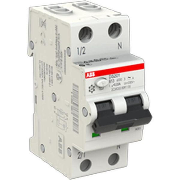DS201 B13 A30 Fi/Ls-Schalter 6Ka 1P+N Typa B13 30Ma (2CSR255180R1135)-image