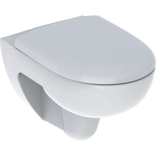 Geberit Renova Set Wwc Valvola Di Risciacquo Rimfr. Parzialmente Chiusa, Con Sedile Wc Sgancio Rapido-image