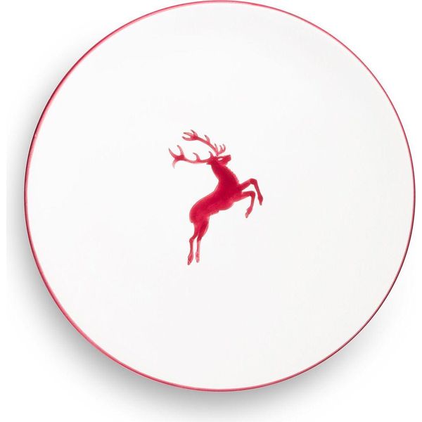 Ceramica Gmundner Bordeauxr. Cervo, Tazza Per Piatto Da Pranzo (Ø 28 Cm)-image