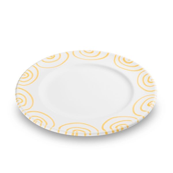 Gmundner Ceramics Giallo Fiammato, Piatto Da Pranzo Gourmet (Ø 27 Cm)-image