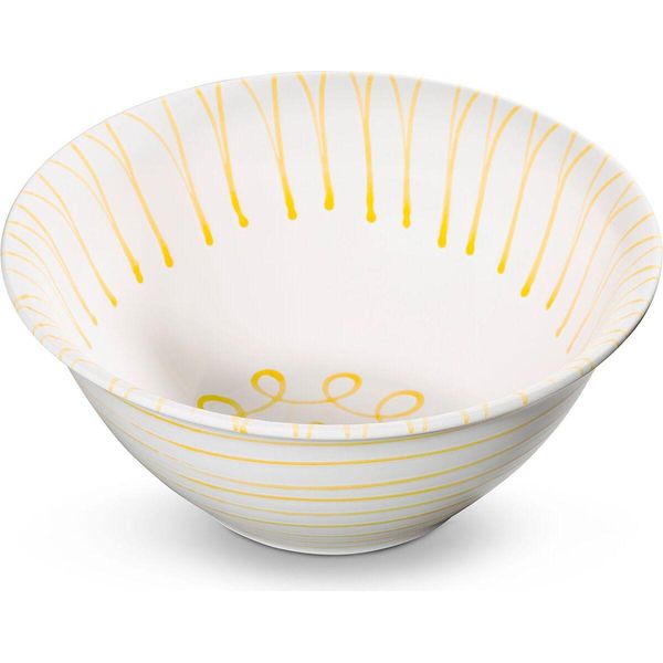 Ceramica Gmundner Giallo Fiammato, Insalatiera (Ø 33 Cm)-image