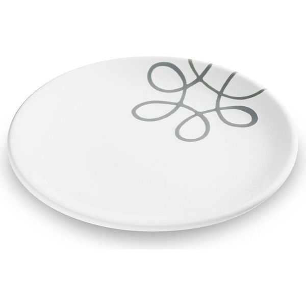 Ceramica Gmundner Pur Grigio Fiammato, Piatto Da Dessert Coppa (Ø 20 Cm)-image