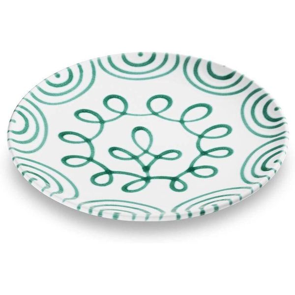Gmundner Ceramica Verde Fiammato Piatto Da Pranzo Coppa 25 Cm-image