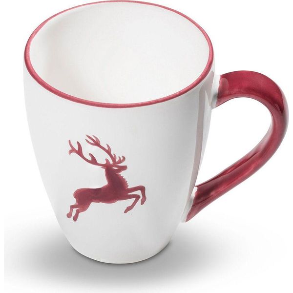 Gmundner Keramik Bordeauxr. Cervo, Tazza Da Colazione Max 0,3 Litri-image