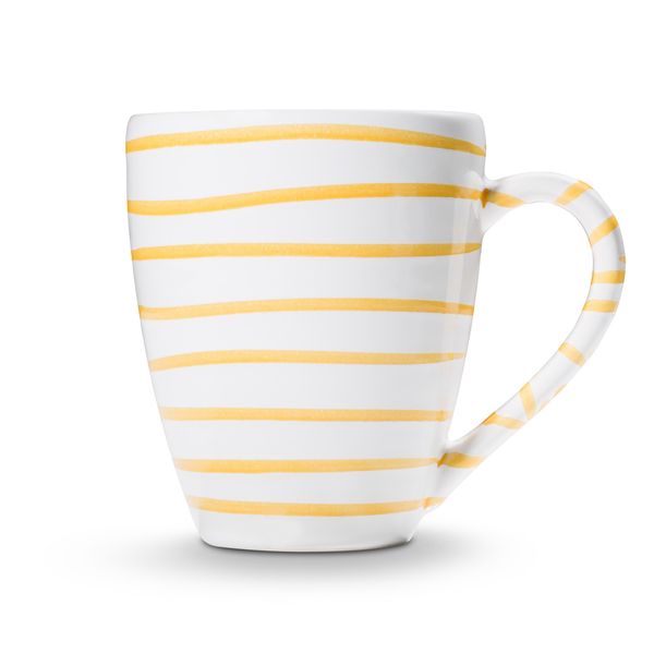 Gmundner Keramik Tazza Da Colazione Gialla Fiammata Max 0,3 Litri-image