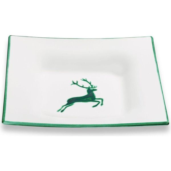 Ceramica Gmundner Cervo Verde, Piatto Fondo Trend (20X20Cm)-image