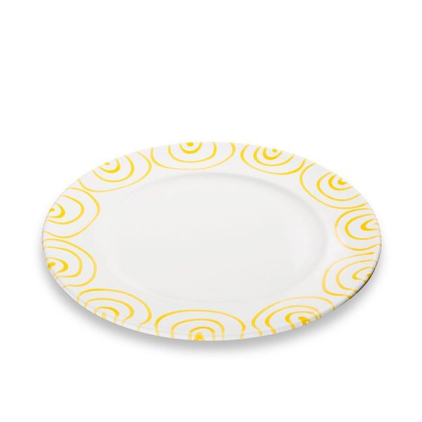 Gmundner Ceramics Yellow Flamed, Piatto Da Pranzo Gourmet (Ø 29 Cm)-image