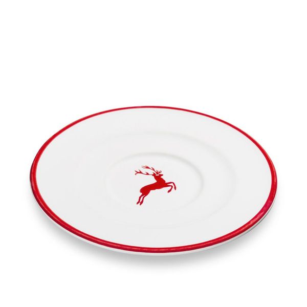 Gmundner Keramik Cervo Rosso Rubino, Piattino Cappuc. (Ø14Cm)-image