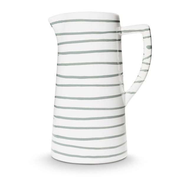 Brocca Per Acqua In Ceramica Gmundner Da 1,2 Litri Grigio Fiammato-image