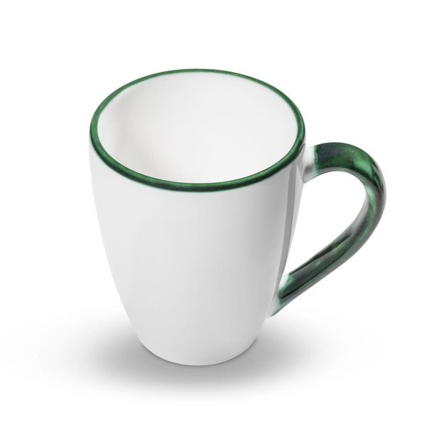 Gmundner Keramik Cerchio Verde, Tazza Per La Colazione Max 0,3 Litri-image