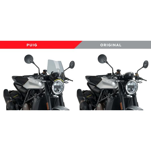 Cupolino Puig Naked Sport Fumè Chiaro Per Husqvarna Vitpilen-image