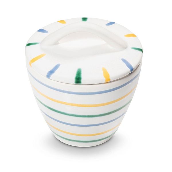 Ceramica Gmundner Fiammata Colorata, Zuccheriera Gourmet (Ø 9 Cm)-image