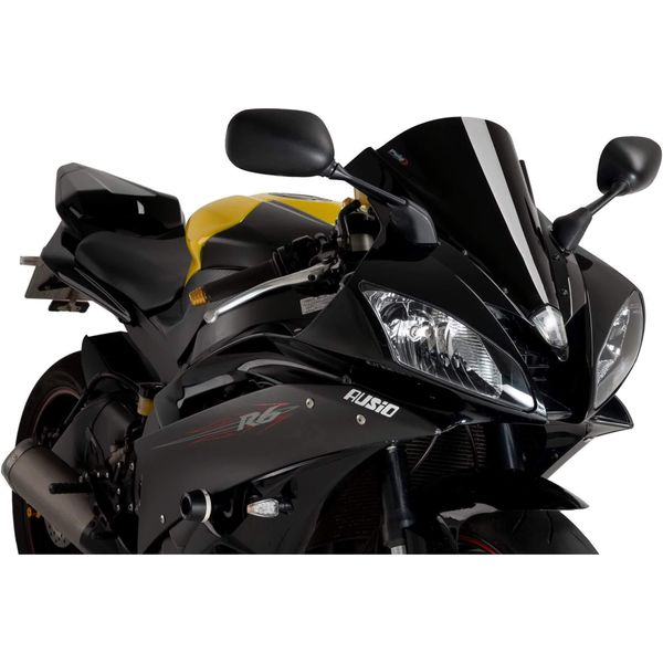 Cupolino Puig Racing Nero Omologato Abe Per Yamaha Yzf-R6-image