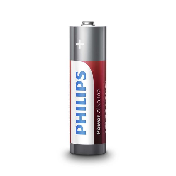 Philips Batterie Aa 4 Pezzi - Batterie Alcaline - LR6 - Durata Di Conservazione Fino A 10 Anni-image