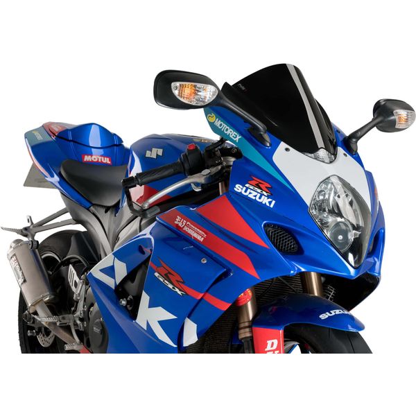 Cupolino Puig Racing Nero Omologato Abe Per Suzuki Gsx-R-image