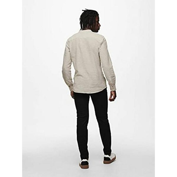 Camicia Only & Sons Camicia Casual Slim Fit Caiden Solid Con Colletto Mayo E Abbottonatura A Tutta Lunghezza-image
