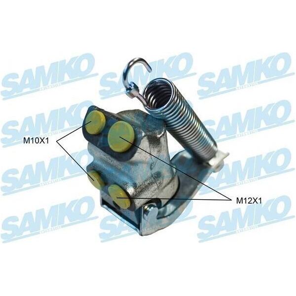 Regolatore Della Forza Frenante Samko D30908K Adatto Per Peugeot Partner Combispace (5F) Ghisa-image