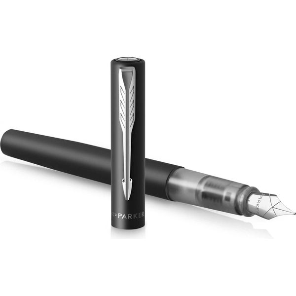 Parker Vector Xl Metallic Black C.C. Stilografica M-image
