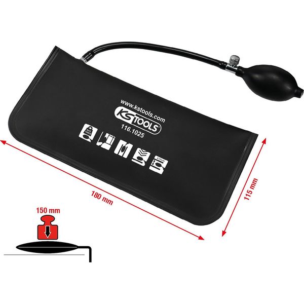 Ks Tools Tampone A Pressione Con Pompa Manuale 133 X 270 Mm - 116.1025-image