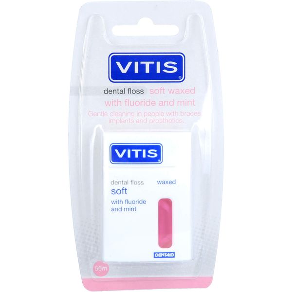 Vitis Filo Interdentale Cerato Con Fluoro + Menta, 1 Pz-image