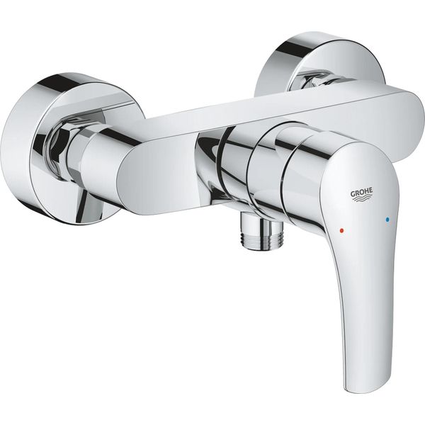 Grohe Einhandmischer Brause Eurosmart Wandmontage, Eigensicher Verchromt-image