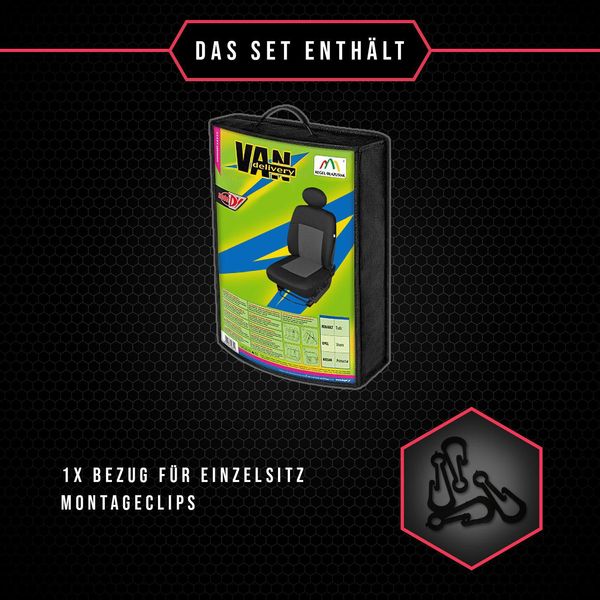 Coprisedile Universale Per Volkswagen Lt Ii (96-06) Coprisedile Auto-image