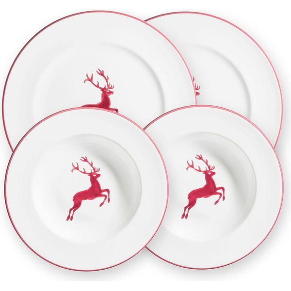 Ceramica Gmundner Bordeauxr. Cervo, Cena Per 2 Persone Gourmet-image