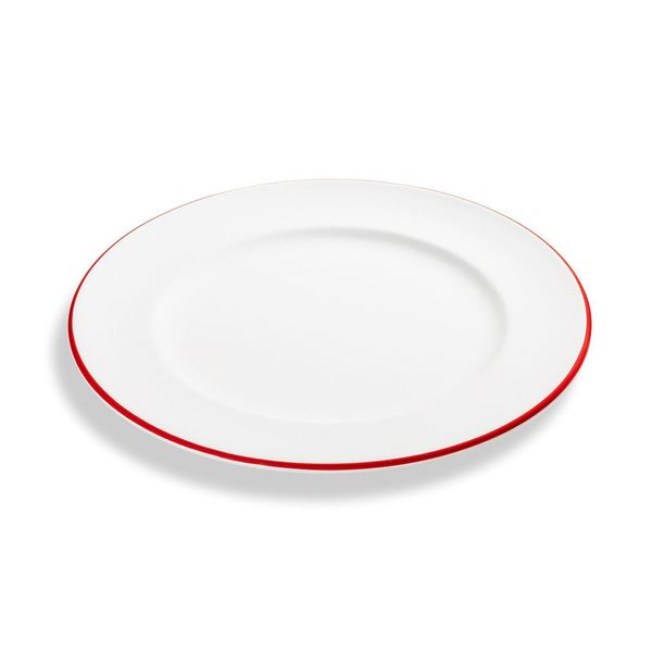 Ceramica Gmundner Bordo Rosso Rubino, Piatto Da Pranzo Gourmet (Ø 27 Cm)-image