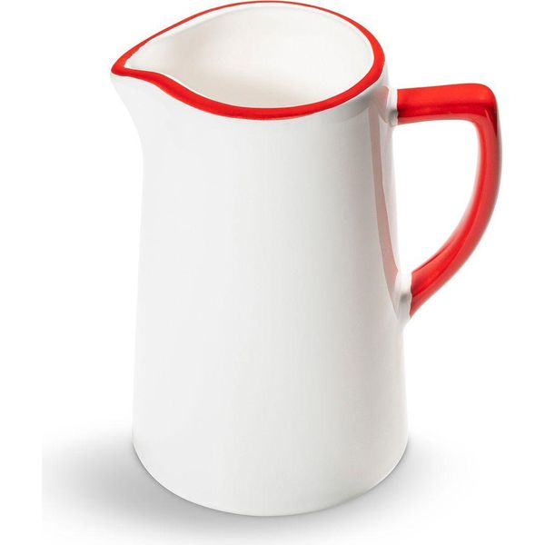 Gmundner Keramik Bottega D'acqua Con Bordo Rosso Rubino (0,7L)-image