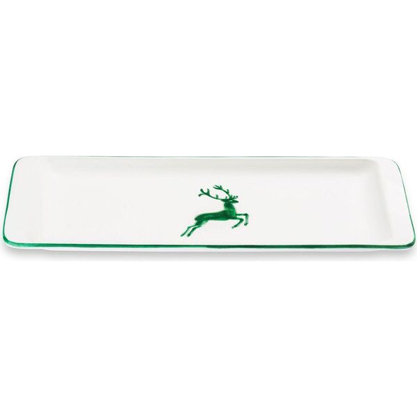 Ceramica Gmundner Cervo Verde, Piatto Stollen 42 X 16 Cm-image