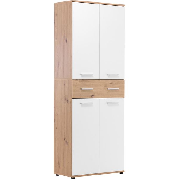 Scarpiera Jacky 42 Rovere/Bianco-image