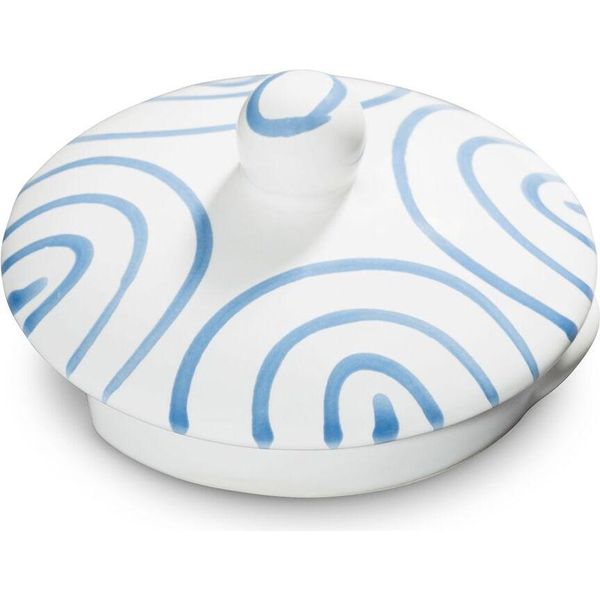 Ceramica Gmundner Blu Fiammato, Parte Superiore Della Teiera-image