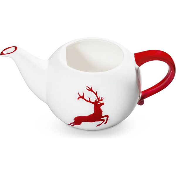 Ceramica Gmundner Cervo Rosso Rubino, Teiera Di Base Da 1,5 Litri-image