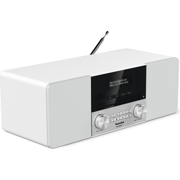 Technisat Vg! Radio 2X10W Fm Dab+ Rds Bluetooth Sveglia Sleept. Ws Digitradio 3 Bianco-image