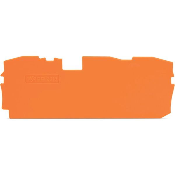 Piastra Terminale E Intermedia Wago Di 1 Mm Di Spessore, Arancione-image