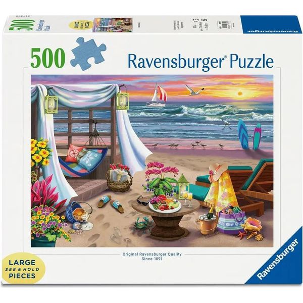 Ravensburger Cabana Beach Puzzle Xxl 500 Pezzi-image