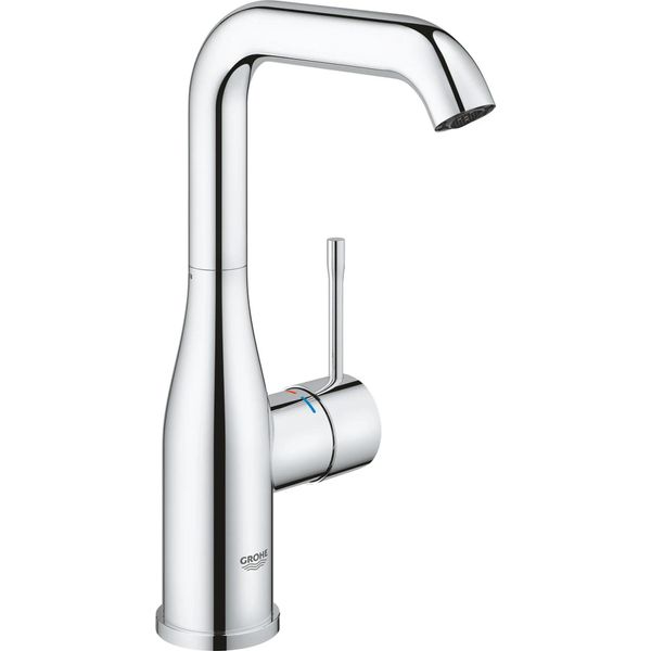 Grohe Essence Mitigeur Monocommandé Pour Lavabo, L-Size, Orientable, Saillie 127Mm, Avec Vidage Push-Open, Chrome, 24182001, 24182001-image