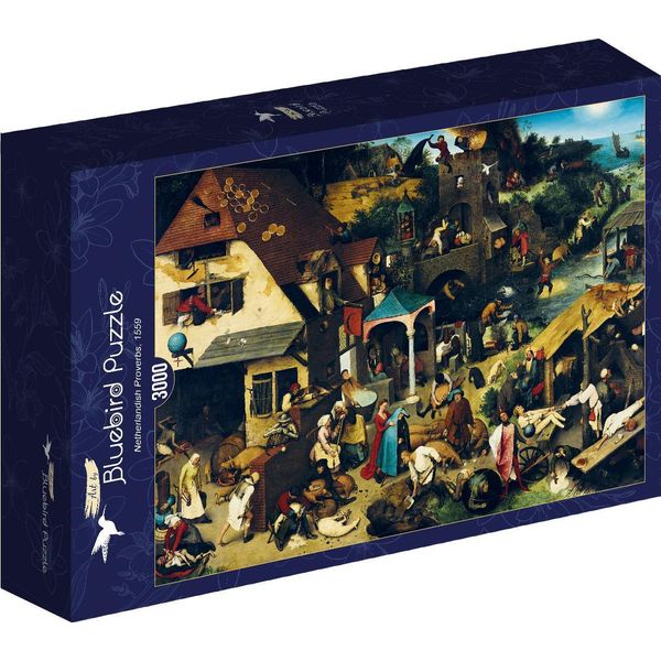 Bluebird Puzzle Dei Proverbi Olandesi (1559) 3000 Pezzi-image