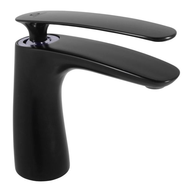 SlezáK-Rav Miscelatore Per Lavabo SlezáK Rav Tigris TG126CMATC Colore: Nero Opaco/Cromo, Dimensione: 3/8''-image
