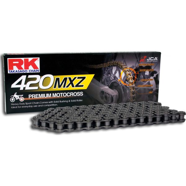 Catena Rk "420MXZ"" 1/2 X 1/4, Catena Mx-Racing, Resistenza Alla Trazione 78 Maglie"-image