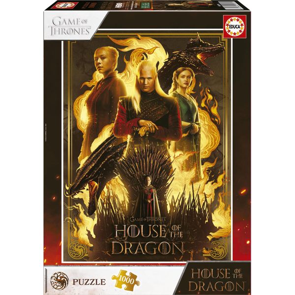 Puzzle - Educa - House Of The Dragon - 1000 Pieces-image