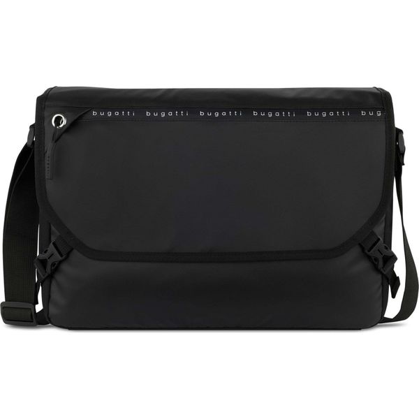 Bugatti Borsa A Tracolla Laptop Bag Con Scomparto Per Laptop Blanc Delight Messenger Bag Black Nero-image